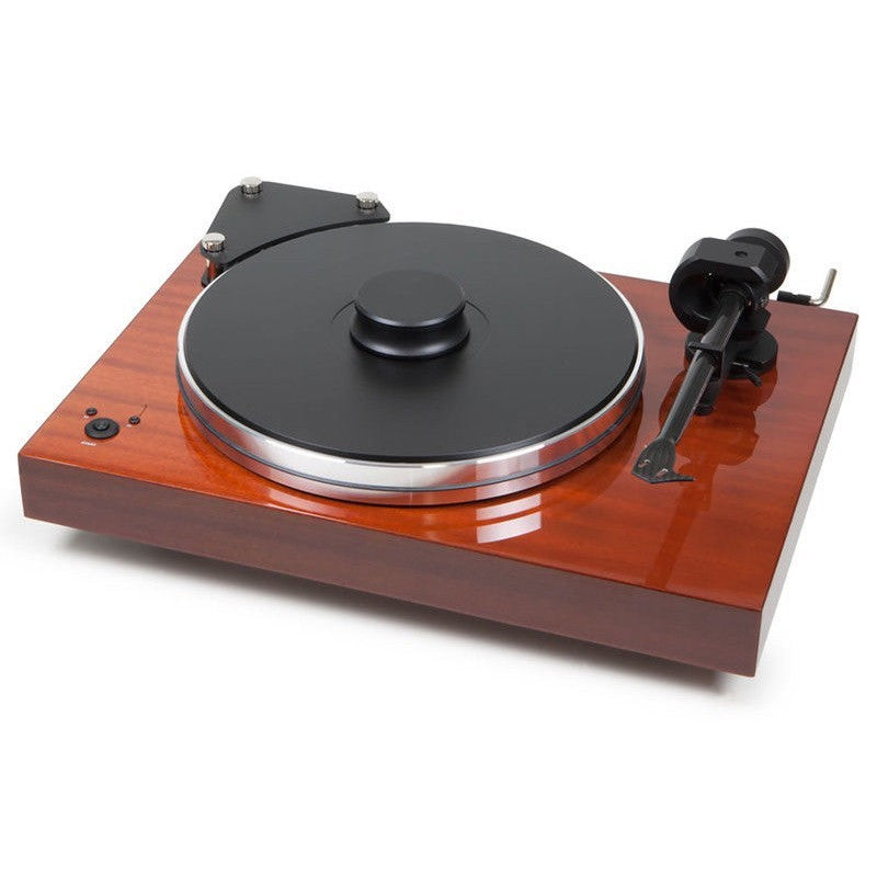PRO-JECT Xtension 9 S-SHAPE giradischi di fascia alta con braccio in alluminio 9" a forma di S, MOGANO - TechSoundSystem.com