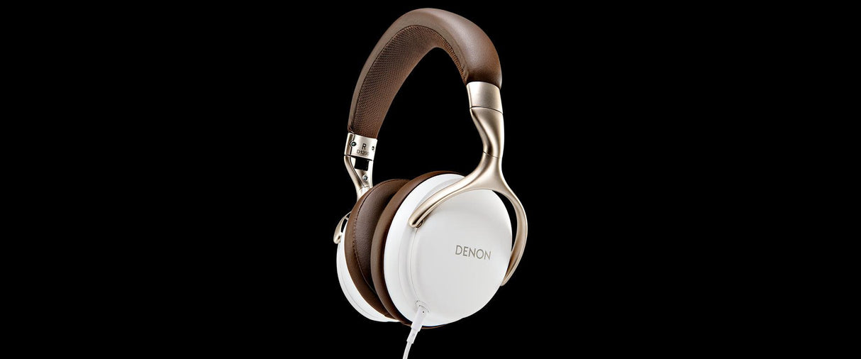 DENON AH-D1200 Cuffie stereo On-Ear da esterno, BIANCO - TechSoundSystem.com