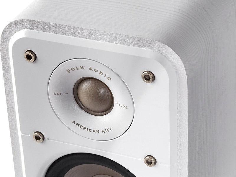 POLK AUDIO S10e Diffusori bookshelf a 2 vie bass reflex COPPIA, BIANCO - TechSoundSystem.com