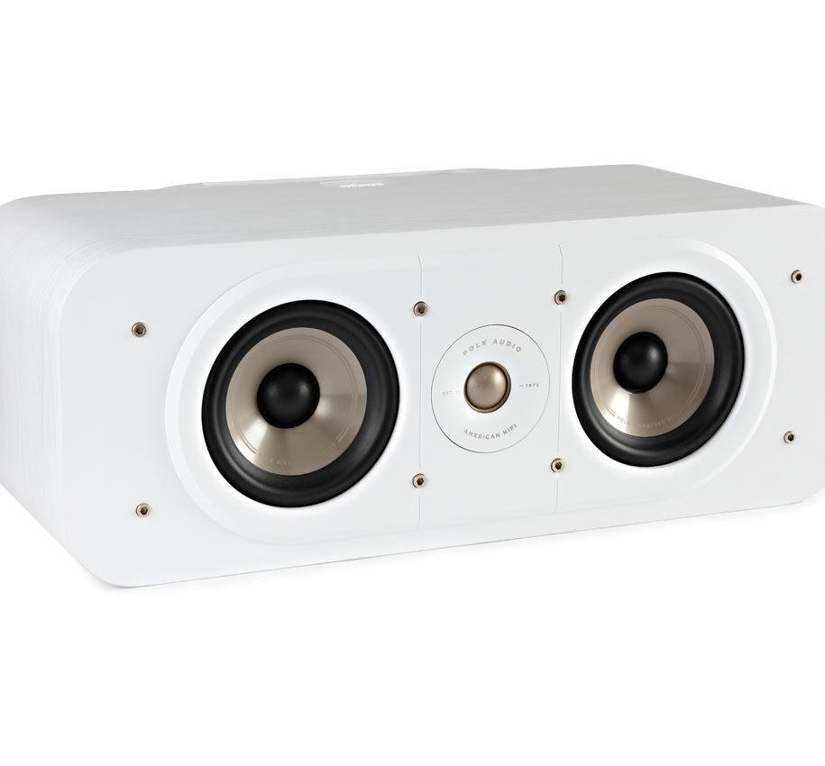 POLK AUDIO S30e Diffusore centrale a 2 vie bass reflex posteriore Power Port, BIANCO - TechSoundSystem.com