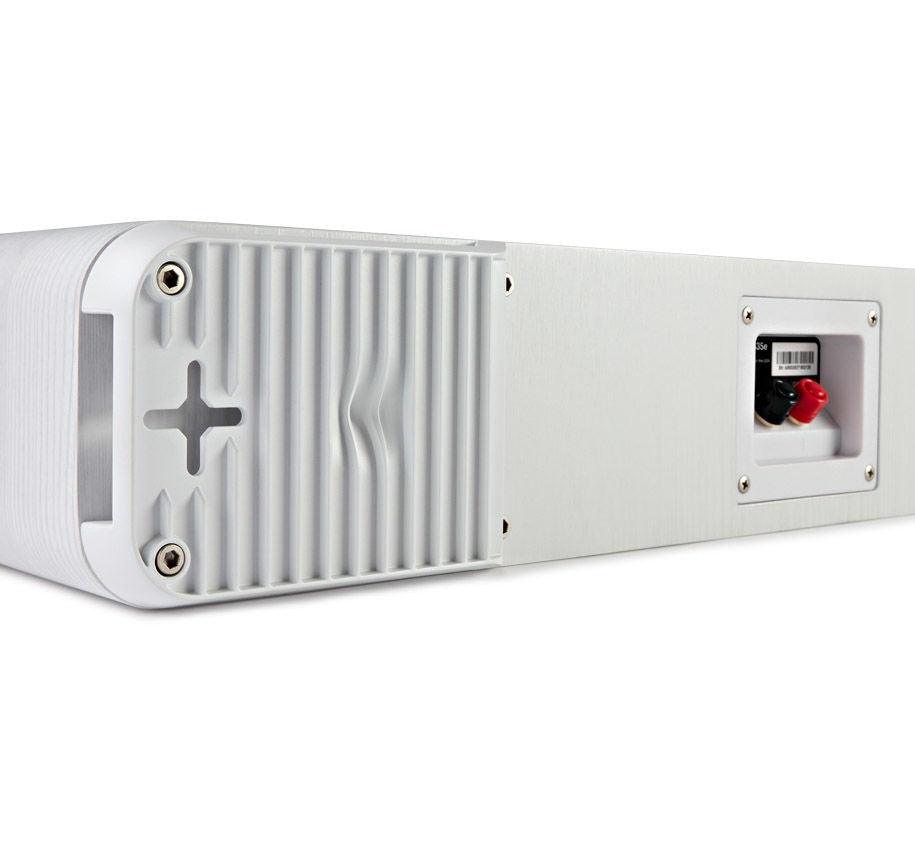 POLK AUDIO S35e Diffusore centrale slim a 2 vie doppio bass reflex posteriore Power Port, BIANCO - TechSoundSystem.com