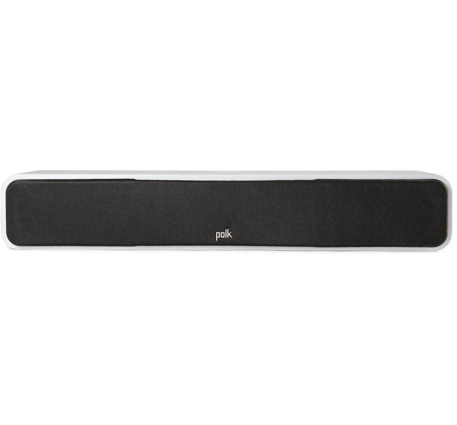 POLK AUDIO S35e Diffusore centrale slim a 2 vie doppio bass reflex posteriore Power Port, BIANCO - TechSoundSystem.com
