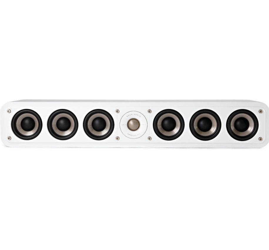 POLK AUDIO S35e Diffusore centrale slim a 2 vie doppio bass reflex posteriore Power Port, BIANCO - TechSoundSystem.com