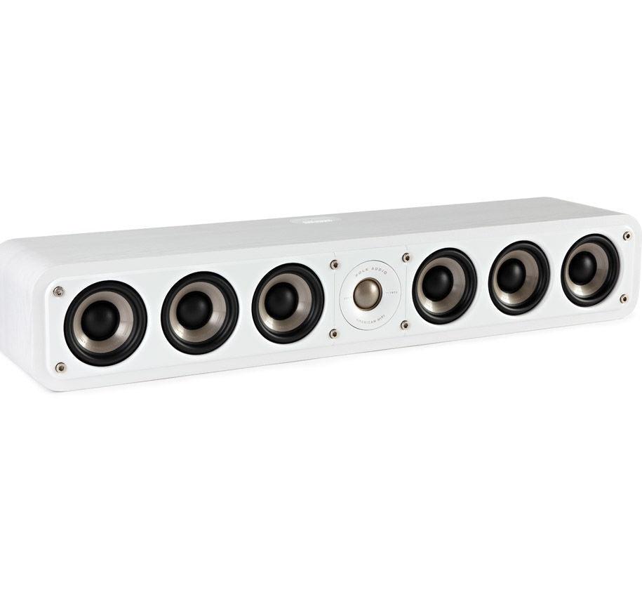 POLK AUDIO S35e Diffusore centrale slim a 2 vie doppio bass reflex posteriore Power Port, BIANCO - TechSoundSystem.com