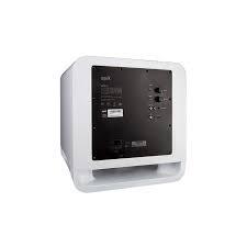 POLK AUDIO HTS 10 BIANCO Subwoofer attivo con bass reflex a pavimento Power Port - TechSoundSystem.com