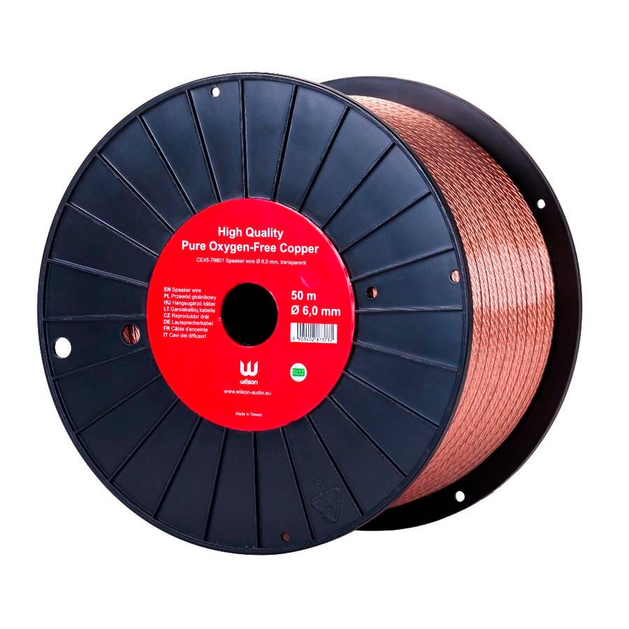 Wilson SPK CABLE Cavo per altoparlanti alta qualità da 6.0MM (50mt) - TechSoundSystem.com