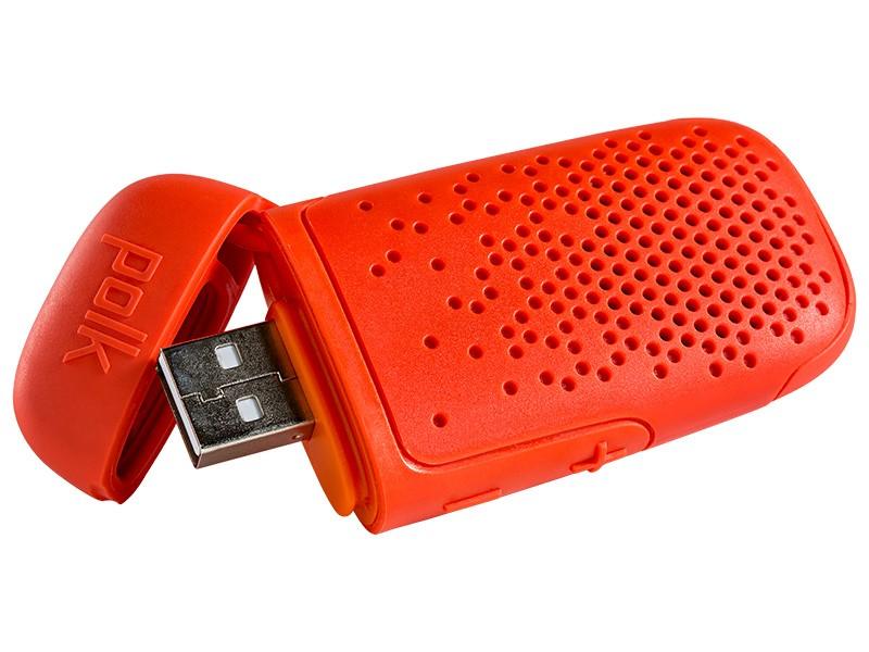 POLK AUDIO Bit Diffusore Bluetooth portatile ultra compatto e impermeabile, ROSSO - TechSoundSystem.com