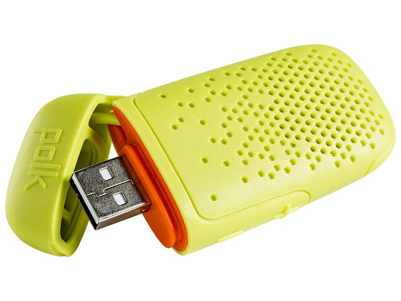 POLK AUDIO Bit Diffusore Bluetooth portatile ultra compatto e impermeabile, GIALLO - TechSoundSystem.com