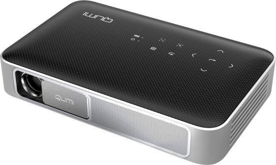VIVITEK Qumi Q38 Videoproiettore WiFi Tascabile LED DLP 1080p, 1.920x1.080, batteria integrata 12.000 mA - NERO - TechSoundSystem.com