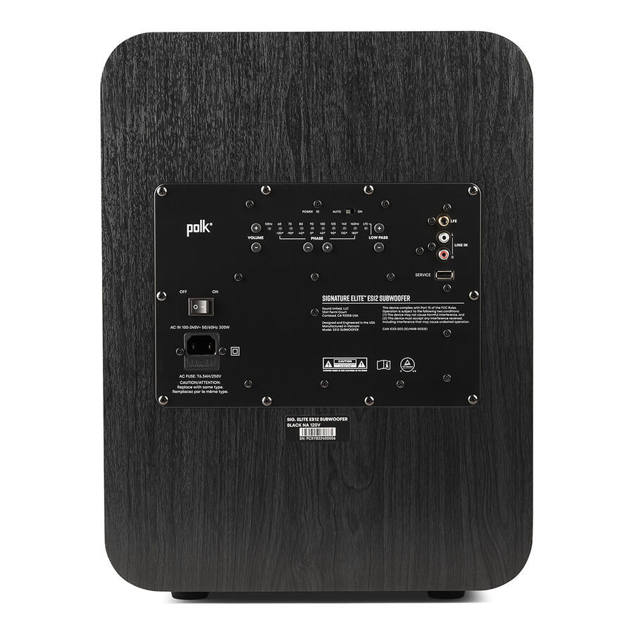 Polk Audio SIGNATURE ELITE ES12 Subwoofer da 12" con Power Port® - TechSoundSystem.com