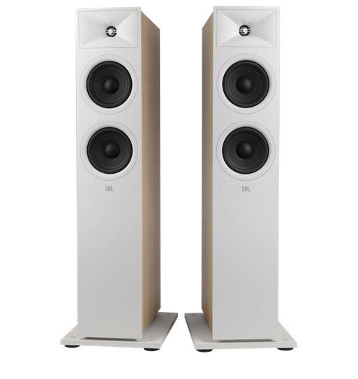 JBL 260F Stage 2 Oak White Diffusori da pavimento 2,5 vie in bass reflex 225W, sistema Next Generation HDI - TechSoundSystem.com