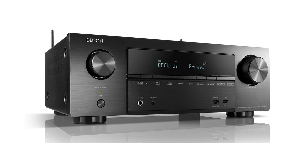 Denon AVR-X1600H DAB sintoamplificatore HOME CINEMA 7.2 canali 4K Ultra HD con Audio 3D e HEOS Built-in® - TechSoundSystem.com