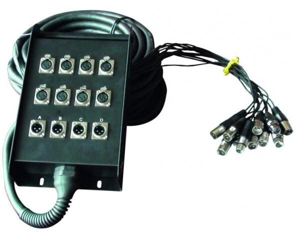 EXTREME SB8I4O15 STAGEBOX 8 IN/4 OUT 15 METRI STAGEBOX PROFESSIONALE 8 INGRESSI XLR / 4 USCITE XLR - TechSoundSystem.com
