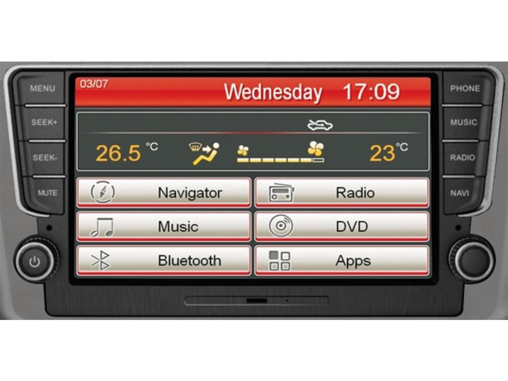 PHONOCAR VM110 SINTO-DVD ALTO 2 DIN 8,0" VW GOLF 7 CON GPS E BLUETOOTH - TechSoundSystem.com