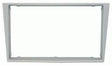 Phonocar 03354 Mascherina 2 DIN per Opel - Renault - Suzuki colore argento - TechSoundSystem.com