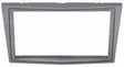 Phonocar 03470 Mascherina 2 DIN per Opel Astra H - Antara - Corsa D - Zafira colore argento satinato - TechSoundSystem.com