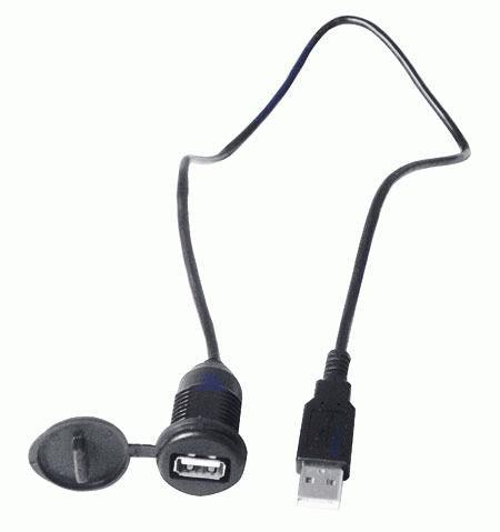 Presa da pannello con porta USB Phonocar 05912 - TechSoundSystem.com