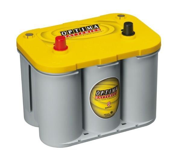 OPTIMA YTS-4.2 BATTERIA YELLOW TOP 12v 55AH 765A per HI-FI - TechSoundSystem.com