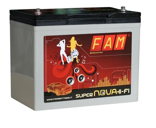 Batteria FAM 80 SuperNova ALTA 80Ah Hi-Fi AGM - TechSoundSystem.com