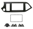 Phonocar 03213 Mascherina 2 DIN per Picanto 11- colore grigio antracite - TechSoundSystem.com