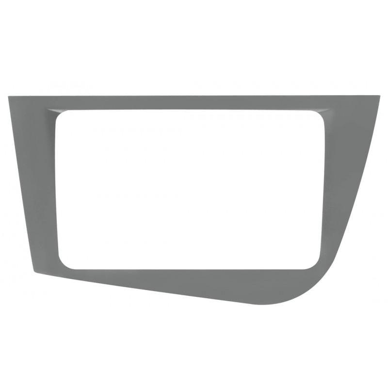 Phonocar 03217 Mascherina 2 DIN per Leon 05-15 specifica per VM077 VM103 e VM116 colore grigio - TechSoundSystem.com