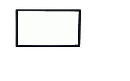 Cornice per autoradio da installare su mascherine 2 DIN colore nero 8mm - TechSoundSystem.com