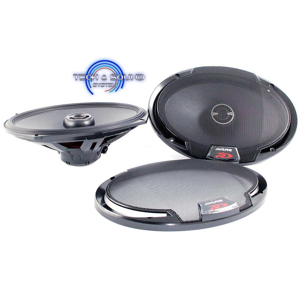 Alpine SPR-69 6x9" Altoparlanti coassiali 6x9" a 2 vie (16x24 cm) COPPIA - TechSoundSystem.com