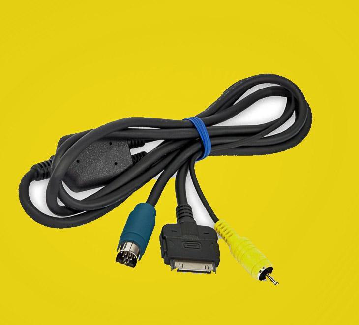 Alpine KCE-435iV CAVO DI CONNESSIONE per iPod a IVA-D106R - TechSoundSystem.com