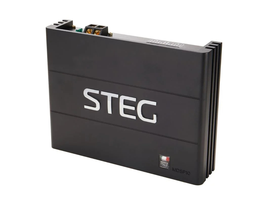 STEG MDSP10 Amplificatore 8 canali con processore DSP a 10 canali per sistemi ibridi