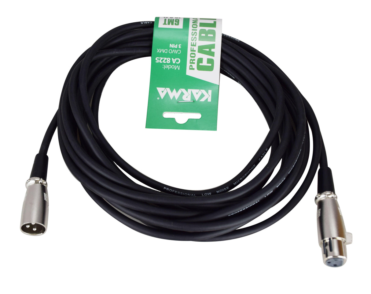 KARMA CA 8225 Cavo audio XLR M/ XLR F 6mt - TechSoundSystem.com