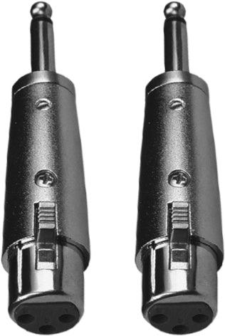 KARMA CA 8231 Coppia adattatori audio 2x XLR f/Jack 6,3mm mono - TechSoundSystem.com