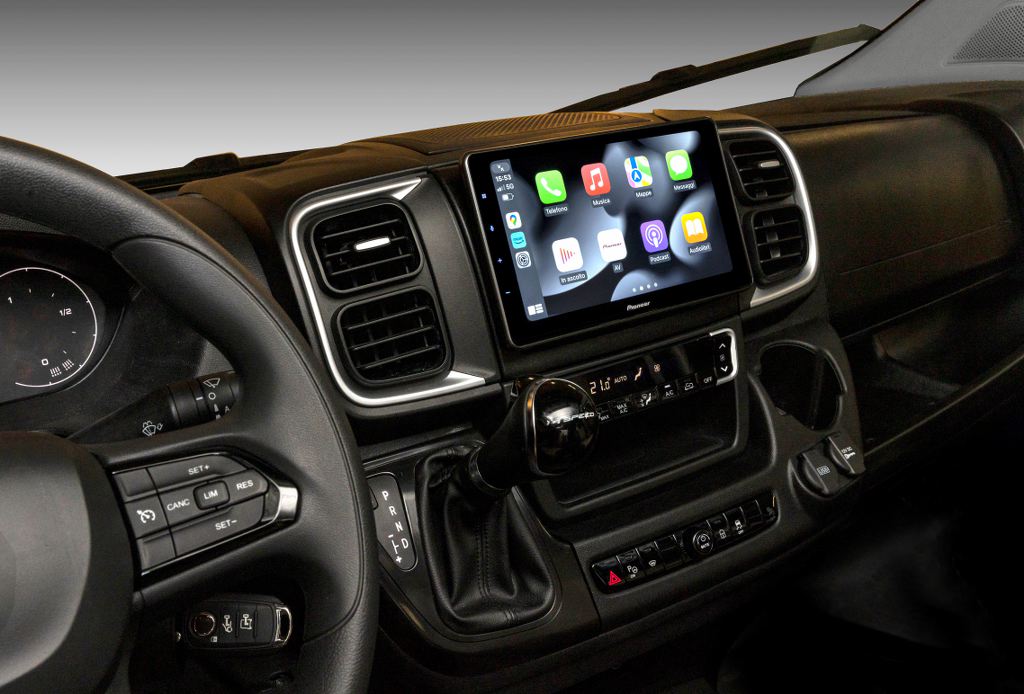 Pioneer SPH-EVO950DAB-D8 Autoradio per Fiat Ducato 8 da 9", Apple Car Play wireless - TechSoundSystem.com