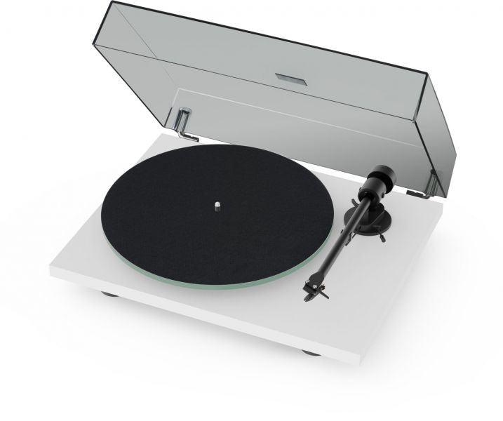 Pro-ject T1 BIANCO giradischi hifi testina Ortofon OM5E - TechSoundSystem.com