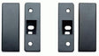 Staffe di fissaggio 1 DIN per Seat Toledo 05-Leon 05-VW Bora Colore nero - TechSoundSystem.com