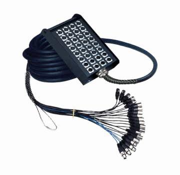 Stage box SSC168/25 Master Audio 16 prese + 8 spine da pannello XLR - TechSoundSystem.com