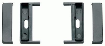 Staffe di fissaggio 1 DIN per Audi A2 - TT 00- A3 - A4 01- colore nero - TechSoundSystem.com