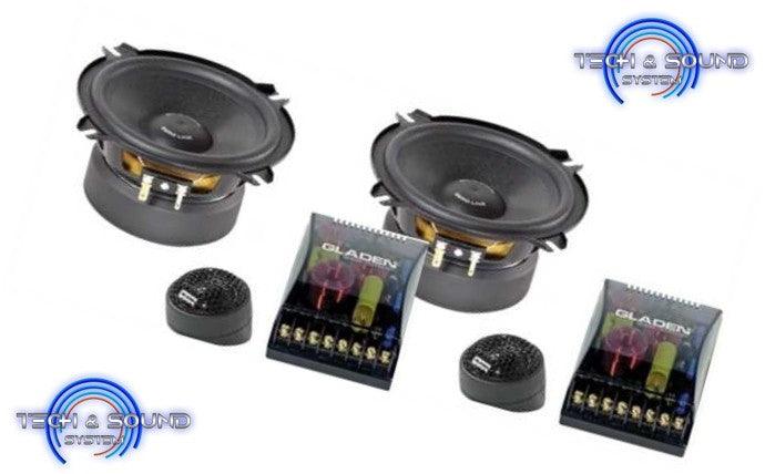 GLADEN ZERO 130 altoparlanti 2 vie, midrange da 130 mm, 2x 135/90 Watt, impedenza 3 Ohm - TechSoundSystem.com