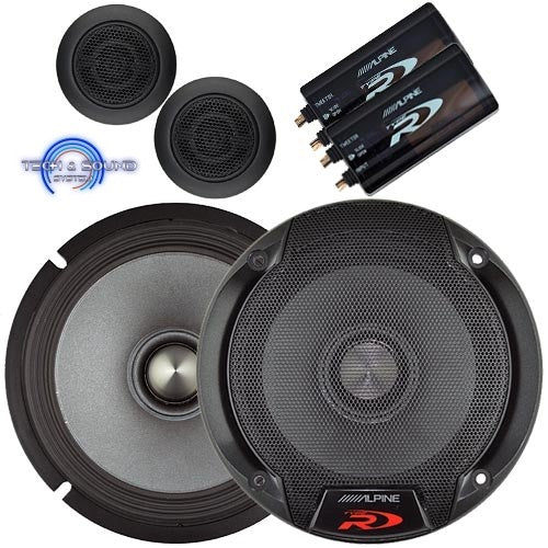 Alpine SPR-60C Kit Altoparlanti 2 vie 6-1/2" (16.5 cm) 330W COPPIA - TechSoundSystem.com