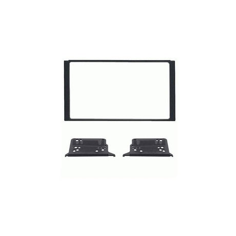 Kit di fissaggio per autoradio 2 DIN Hyundai Santa Fe 06-13 Kia Sorento 06-09 colore nero - TechSoundSystem.com