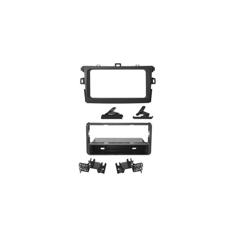 Kit fissaggio per autoradio 1/2 DIN Toyota Corolla 10-14 colore nero - TechSoundSystem.com