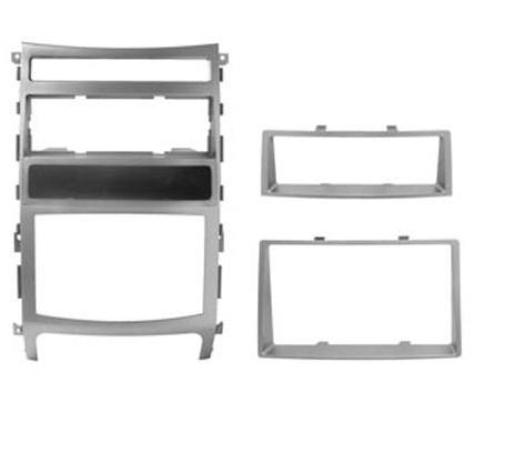 Kit fissaggio per autoradio 1/2 DIN Hyundai iX55 9-12 colore grigio metallizzato - TechSoundSystem.com
