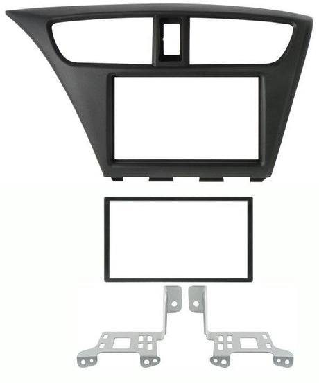 Phonocar 03686 Mascherina 2 DIN per Honda Civic 12- Iveco Daily 14 colore nero - TechSoundSystem.com