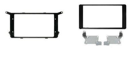 Phonocar 03652 Mascherina 2 Din per Citroen Aircross 11- Mitsubishi ASX -14 Peugeot 4008 colore nero lucido - TechSoundSystem.com