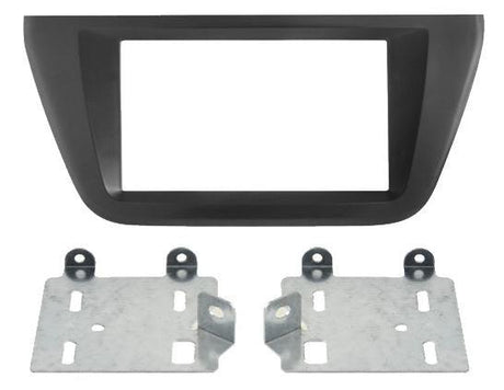 Phonocar 03675 Mascherina 2 Din per Suzuki SX4 S-Cross colore nero - TechSoundSystem.com