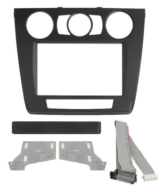 Phonocar 03670 Mascherina 2 Din per BMW 1(E87) s.1 (E81) s.1 (E82-E83) colore nero - TechSoundSystem.com