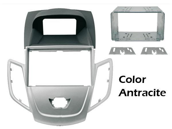 Phonocar 03660 Mascherina 2 Din per Ford Fiesta 2008- colore antracite - TechSoundSystem.com