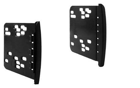 Staffe di fissaggio 2 Din Ford Focus -05 Mondeo -03 - Fiesta -03 colore nero - TechSoundSystem.com
