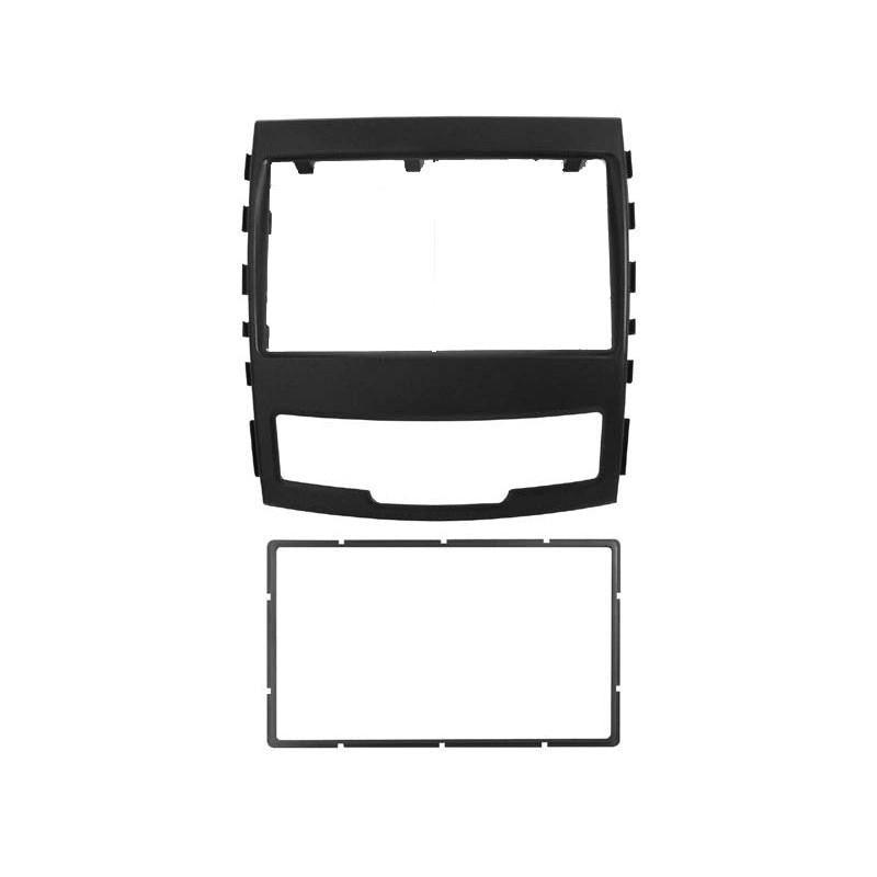 Phonocar 03594 Mascherina 2 Din per Ssangyong Korando 10-14 colore nero - TechSoundSystem.com