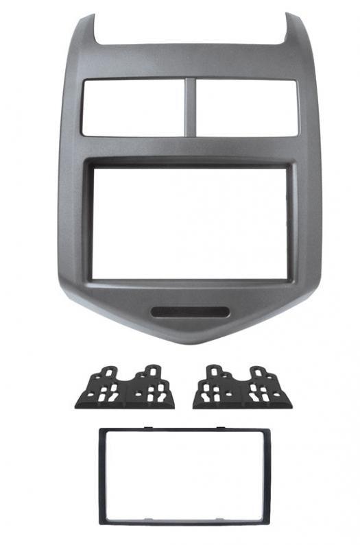 Phonocar 03619 Mascherina 2 Din per Chevrolet Aveo 12- colore antracite - TechSoundSystem.com