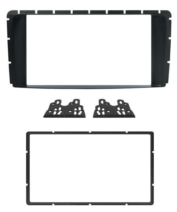 Kit fissaggio 2 Din Toyota Hi-lux 12- colore nero - TechSoundSystem.com